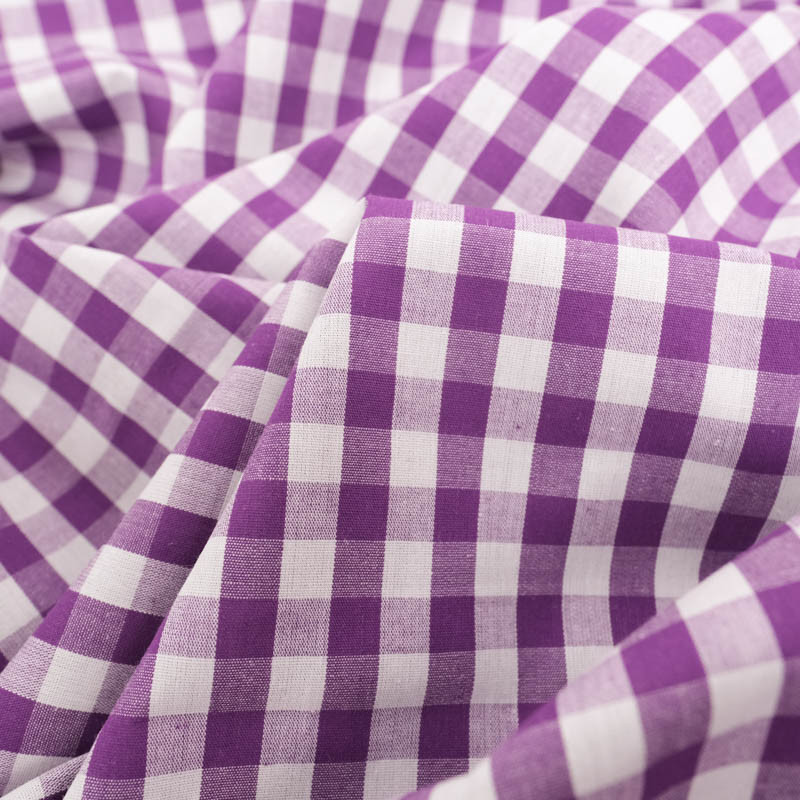 Vichy Checkered Pattern in Purple - Maison Klem